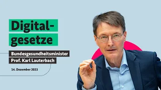 Bundesgesundheitsminister Prof. Karl Lauterbach zu den Digitalgesetzen