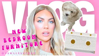 VLOG | amazon haul, puppy shenanigans and new bedroom furniture