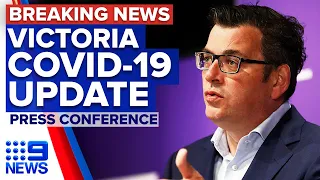 Coronavirus: Victorian Premier Daniel Andrews provides COVID-19 update | 9 News Australia