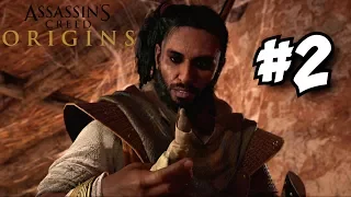 Assassin's Creed Origins Gameplay Walkthrough Part 2 - Some Bayek Backstory!