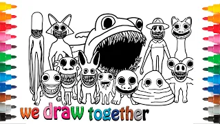 Let's color the characters of Zoonomaly 2 together / Zoonomaly Monsters / NCS music #zoonomaly