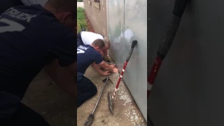 Chicago Firefighters Rescue Stuck Cat