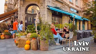 Ukraine, Lviv Walking Tour- Exploration of the Central Part of the City and nearby streets [4K] 2023