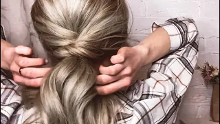 ОЧЕНЬ КРАСИВАЯ ПРИЧЕСКА ВМЕСТО ОБЫЧНОГО ХВОСТА / EASY BEAUTIFUL PONYTAIL/ BEAUTYMAKER