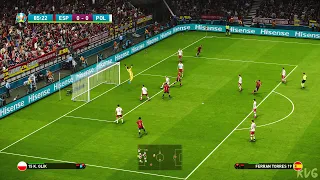 eFootball PES 2021 - Spain vs Poland - UEFA EURO 2020 Gameplay (PS5 UHD) [4K60FPS]