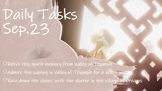 Sep.23 Daily Tasks | Sky Children of the Light | Kian Gaming