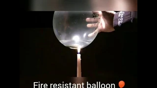 Fire Water Balloon!!! Simple Balloon Experiment