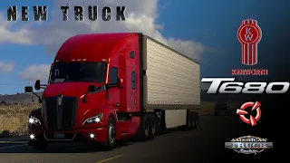 American Truck Simulator (1.49)New Truck2022 Kenworth T680 Signature Edition Test Drive and Delivery