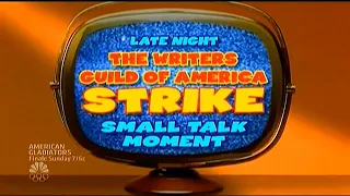 Late Night 'The Writers Guild Of America Strike Small Talk Moment 2/13/08