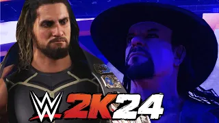 CAN I FINALLY BEAT THE UNDERTAKER IN A CASKET MATCH? | WWE 2K24