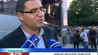 Grigorii Leps şi interpreta Slava au încins atmosfera oraşului Balti, la invitaţia lui Renato Usatâi