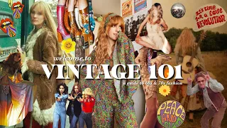 dressing vintage 101 - a guide to 60s & 70s inspired fashion ✿