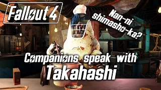 Fallout 4 - Companions speak with Takahashi, the noodle-serving Protectron