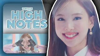 TWICE — Who is the first member to make a high note in each title track? (Until Scientist)