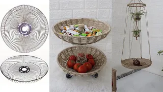 Amazing Recycle ideas Broken Fan into useful thing | Jute Craft Ideas