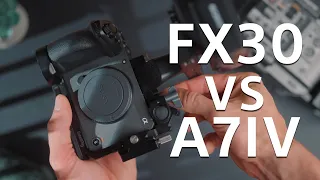 SONY FX30 vs SONY A7IV. Who does it better?