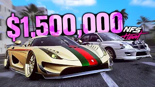 Need for Speed HEAT - $1,500,000 Budget Build! (Koenigsegg Regera vs Subaru Impreza WRX)