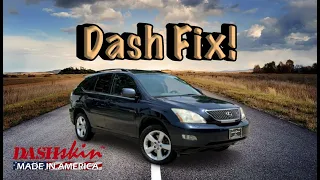 04-09 Lexus RX350 DashSkin cover:  NEW dash replacement cover for the Lexus sticky cracked dash