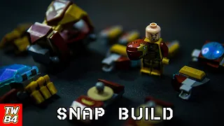 Fast as eating a sandwich | Iron Man Mech Armor | snap build | ASMR | better than play doh