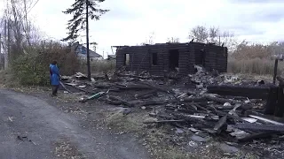 В Чертинском в результате пожара семья осталась без крова