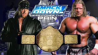 SMACKDOWN HERE COMES THE PAIN -  The Undertaker WANTS THE BIG GOLD from Triple H at Armageddon