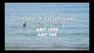 ART 1099 & 999 on test for prone FoilDriving