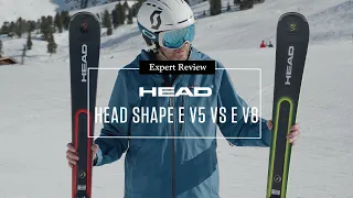Head e-V5 vs e-V8 Ski - Mens Expert Review [2022]