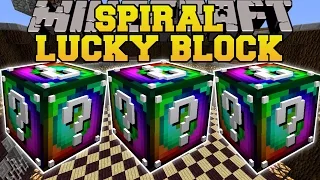 Minecraft: SPIRAL LUCKY BLOCK MOD (BLOCKS OF MADNESS & INSANITY!!!) Mod Showcase