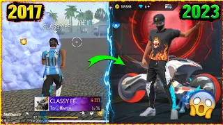 FREE FIRE PLAYERS 2017 VS 2023⚡⚡ Old Classy vs New Classy Freefire