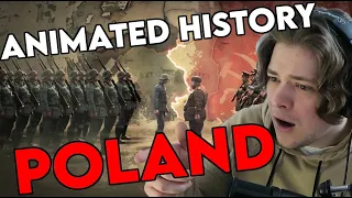 GERMANY DID WHAT  Animated History of Poland   Polish History Reaction