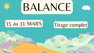 BALANCE - 15 au  31 MARS - Des nouvelles arrivent, ça bouge ! Vous faites du tri