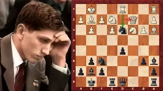 Amazing Chess Game: Bobby Fischer's Amazing Immortal Game vs Robert Byrne US Ch. 1963 - Kings Indian