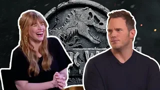 Chris Pratt & Bryce Dallas Howard FUNNY MOMENTS | Jurassic World 2