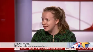 Vote on Withdrawal Agreement Bill - Maddy Thimont Jack, BBC News