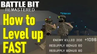 Battlebit Remastered how to level up fast, xp farm classes explained and best maps for exp