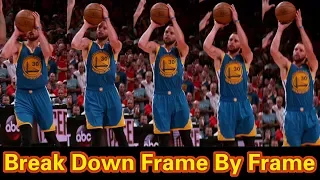 Stephen Curry Shooting Form Slow Motion Break Down Frame By Frame 2018 Part 2