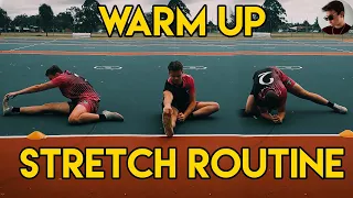 FUTSAL GOALKEEPER'S STRETCH AND WARMUP ROUTINE