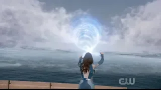 Supergirl 5x05 Dreamer stops the tidal wave in National City