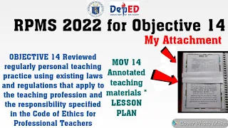 RPMS SY 2021-2022 OBJECTIVE 14 ATTACHMENT