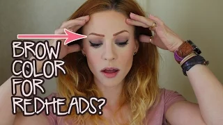 Eyebrow Color For Redheads! What I use. :)