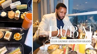 Exploring Luxury @ Sheraton Grand Hotel Dubai's Club Lounge.#viral #food #luxury