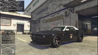 How to make a Gauntlet HELLFIRE POLICE CAR| GTA V online