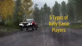 5 Types of Rally Game Players