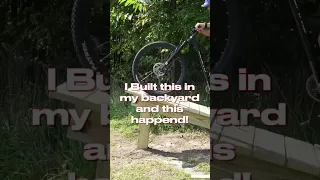 🔥Crazy backyard bike ramp 😳