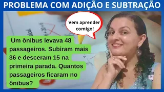 #PROBLEMA COM #ADIÇÃO E #SUBTRAÇÃO | Assim Eu Aprendo