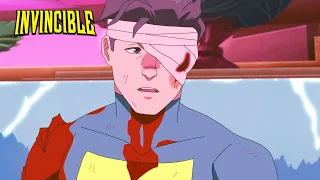 Invincible Season 2 Episode 5 Opening Scene - Omni Man Jr and Spider-Man Easter Eggs