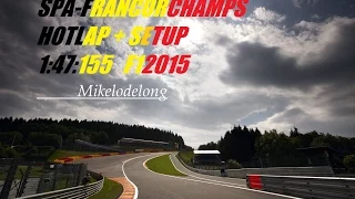 SPA setup + hotlap 1:47:155 F1 2014