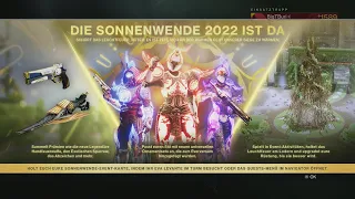 Destiny 2#102 Sonnenwende 2022 Rüstungs Upgrade Trick/Tipps/Triumphe | Wochenloot | Titan😄 [HD][PS5]
