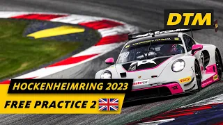 DTM Free Practice 2 | Hockenheimring | DTM 2023 | Re-Live