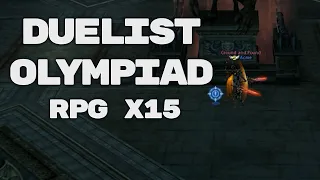 Duelist Olympiad. Rpg-club x15 | September 2023